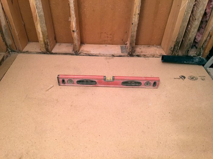 Level on subfloor